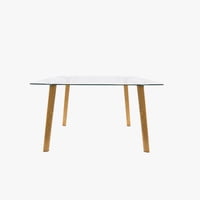 Decoexpress - Mesa De Comedor Cristal 80X80Cm