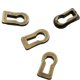 thumbnail image 1 of ZZHXSM 4 piezas Tapa de cerradura de aleación de zinc en tono bronce para puertas de armario, cajones de cómoda, escritorio, herraje para muebles antiguos y modernos, 1 of 4
