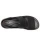 thumbnail image 2 of Sandalia Crocs Brooklyn Cuña Baja Negra con Correa Ajustable, 2 of 7