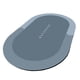 thumbnail image 4 of Alfombrilla De Baño Absorbente Balcón Alfombra Piso Ducha Alfombras Oval Azul L, 4 of 5