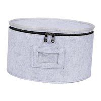 Bothyi - Caja De Almacenamiento Apilable Para Mudanzas, Con Placa De Fieltro Grueso Y Acolchado, Para Tazas Y Vasos, 18 Cm X 14 Cm