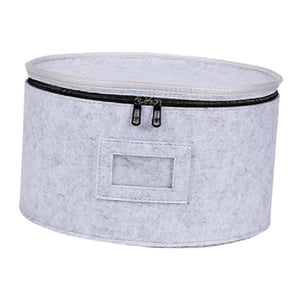 Bothyi - Caja De Almacenamiento Apilable Para Mudanzas, Con Placa De Fieltro Grueso Y Acolchado, Para Tazas Y Vasos, 18 Cm X 14 Cm
