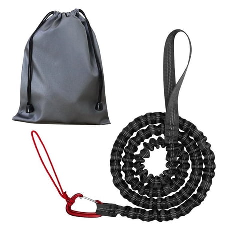 Xusx111 - Cinturón De Cuerda De Remolque De Bicicleta Cinturón De Cuerda De Remolque De Bicicleta De Montaña Padre-Hijo Tira De Tracción Reflectante Mtb Portátil Al Aire Libre Longitud Natural Elástic