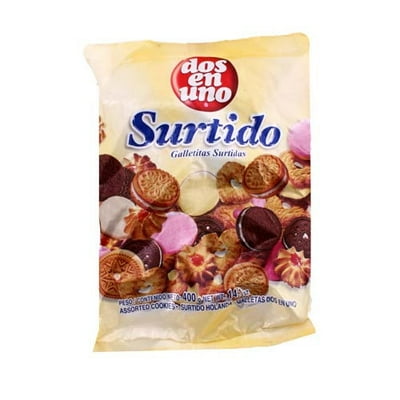 Galletas Bolsa Surtido 400 G Dos En Uno