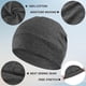 thumbnail image 2 of Gorro ligero de algodón Skull Caps Headshion, paquete de 2 unidades, negro y gris, 2 of 8