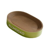 Ioensy - Rascador De Cartón Para Gatos, Cama De Cartón Para Ejercicios De Sueño, Cama De Salón Para Gatitos, L, Verde