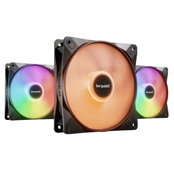 Pack de 3 Ventiladores 120mm Light Wings LX HS, ARGB, 2100rpm, 2.51mmH2O, Color Negro