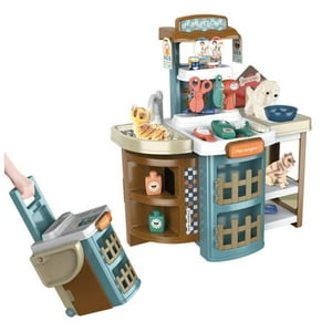Total E-Commerce - Juguete Set Maleta Veterinaria 49 Piezas 2 En 1 Infantil Azul