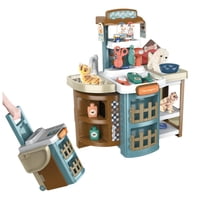 Total E-Commerce - Juguete Set Maleta Veterinaria 49 Piezas 2 En 1 Infantil Azul