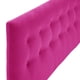 thumbnail image 3 of Respaldo Botone Felpa 1.5 Plaza Fucsia, 3 of 5