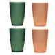 thumbnail image 1 of Vasos irrompibles para beber - Juego de 4 - Vasos de plástico - Apilables - Para jugos, bebidas, cócteles y más, 1 of 5