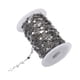 thumbnail image 3 of Cadenas de eslabones de estrella, cadena envuelta en alambre de acero inoxidable a granel para manualidades, pulseras, suministros de joyería, decorac Argén, 3 of 5