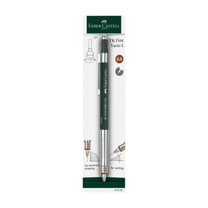 Faber Castell - Portaminas Tk Fine Vario L Faber-Castell Verde 0,5 Mm
