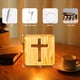thumbnail image 3 of Lámpara De Noche Led Led De Madera Con Forma De Cruz Diseño De Jesús 3d, 3 of 7