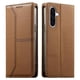 thumbnail image 1 of Funda tipo cartera con bloqueo RFID para Samsung Galaxy A36 cubierta magnética de cuero con tapa y soporte Marrón, 1 of 6