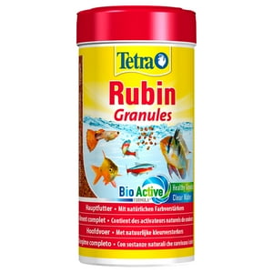 Tetra Rubin Granules 250Ml Alimento Potenciador Color Peces Acuario