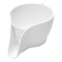 Bothyi - Cesta De Drenaje Multifuncional Con Pico Escurridor Cesta De Alimentos Colador De Lavado Blanco