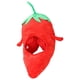 thumbnail image 3 of Cute Chili Shape Head Hat Cosplay Headgear Party Hats Sombrero de Warm Hat Funny Chili Shape Hat para adultos Party Selfie Halloween Dress up, 3 of 5