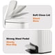 thumbnail image 4 of Bote de basura TrashAid Slim de acero inoxidable, 6 l/1.6 galones, blanco, 4 of 7