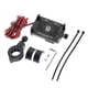 thumbnail image 2 of Abrazadera de Manillar para Moto con Cargador USB, Negro, 2 of 3