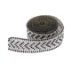 thumbnail image 1 of 1 Rollo Redondo Rhinestone Cinta Cristal Diamante Costura Costura Artesanía Flechas, 1 of 5
