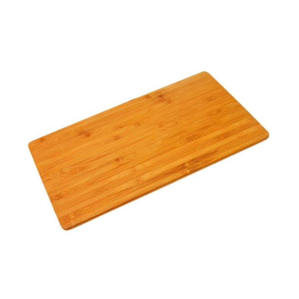 Tabla de cortar de bambú para cocina, con esquinas lisas y estética, gran funda protectora para utensilios de cocina, ideal para encimeras domésticas