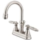 thumbnail image 1 of Grifo para lavabo Kingston Brass Georgian de 4 pulgadas, instalación central, 1 of 3
