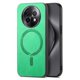 thumbnail image 1 of Magnetic Slim Case for Realme 12 Pro Plus 5G with Camera Guard & Anti-Scratch Back Green, 1 of 6