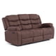 thumbnail image 3 of Sofá 3 Cuerpos Reclinable Tradicional Norman Café Oscuro 2011SDBR, 3 of 14