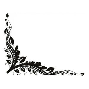 Rienda Libre Graphics - Decomural Intricate Vines Floral Corner Ws-17766