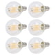 thumbnail image 4 of 6 bombillas LED G45 E14 regulables de 4 W, transparentes, de filamento vintage, para lámpara de araña, luz cálida, 220 V, 4 of 8
