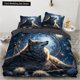 thumbnail image 1 of Dream Catcher Bedding Set Cartoon Comforter Sets Double Twin Full Size Duvet Cover Set Kids Girls White Bed Linen Bed Sheets, 1 of 5