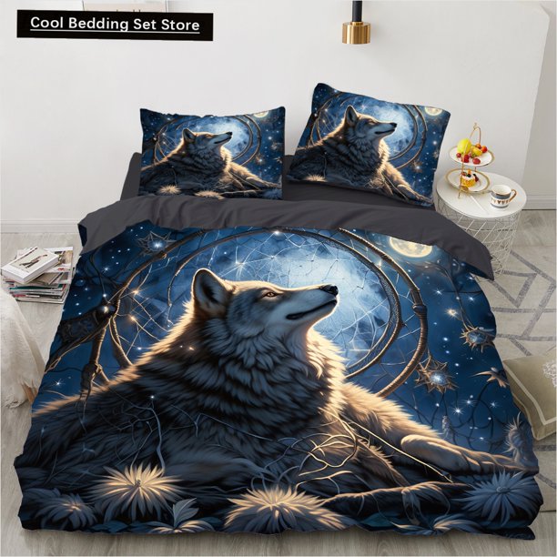 Dream Catcher Bedding Set Cartoon Comforter Sets Double Twin Full Size Duvet Cover Set Kids Girls White Bed Linen Bed Sheets