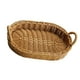 thumbnail image 1 of Canasto De Mimbre Hecha A Mano Con Asa Canasto De Picnic Para Armario Comedor Ovalada Con Alambre De Hierro, 1 of 3