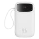 thumbnail image 1 of Powerbank Baseus Qpow2 20,000mAh 22.5W con Pantalla Digital y Cables Lightning/Tipo-C - Blanco., 1 of 10