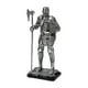 thumbnail image 2 of Figura De Caballero, Artesanía Coleccionable, Escultura Para Entrada, Dormitorio, Oficina, Color Plata, 2 of 3