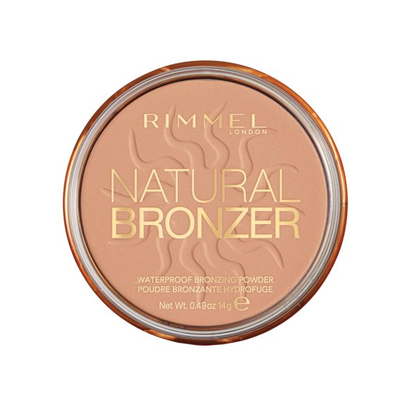 Bronceador Rimmel London Natural 020 Sunshine, acabado mate, 14 ml