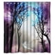 thumbnail image 1 of Cortina de ducha con diseño de hada de la noche fresca, juego de cortinas de baño con ganchos, tamaño 66 x 72 pulgadas, 1 of 3