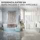 thumbnail image 3 of Cortina De Baño Diseño Impermeable + Forro Y 12 Ganchos Aura Zeus blanco, 3 of 10