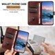 thumbnail image 3 of Funda Cartera para Samsung Galaxy A56 5G Tarjetero Soporte Magnético y Correa Marrón, 3 of 5