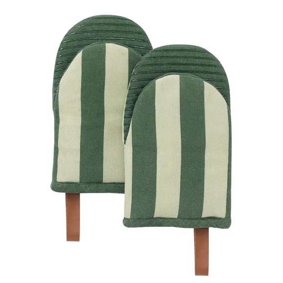 Guantes De Cocina Mini Resistentes Al Calor 100% Algodón Juego De 2