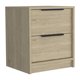thumbnail image 4 of Velador Kaia 2 Cajones Rovere - Blanco, 4 of 5