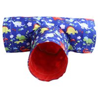 Magideal - De Juguete Para Escondite De Animales Pequeños, Tubo De Para Conejo Enano, Hámster, Conejillo De , Chinchilla, Planeador De Azúcar , Dinosaurio Azul