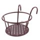 thumbnail image 3 of Planta De Hierro Maceta Cesta Colgante Soporte Hierro Arte Olla Florero Soporte Bronce, 3 of 5