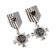thumbnail image 3 of 1pc Unisex Steampunk Fancy Dress Party Medalla De Plata En Cinta Con Broche, 3 of 3