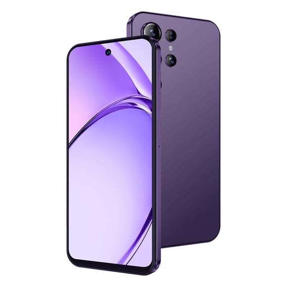 Teléfono Aidekunlin 6.52" 3 GB de RAM, 32 GB de ROM, doble SIM, morado