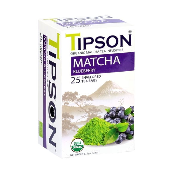Tipson - Matcha Arándano En Sobres - 25 X 1,5 G