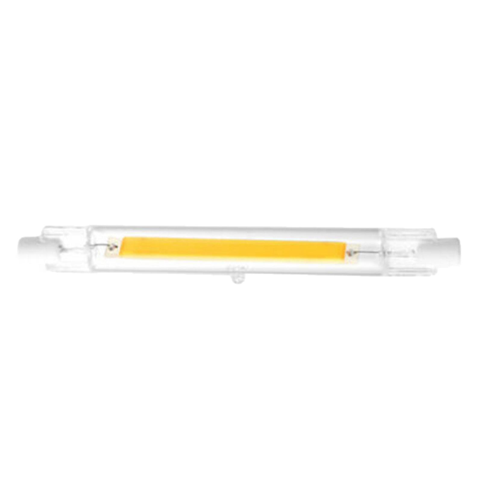 Magideal - Bombilla Led R7S De Tubo De Vidrio Cob, Reemplaza Lámparas Halógenas, 2700K-3000K, Base Cerámica T3 R7S, Luces De Paisaje, Lámpara De Maíz, Para Lámpa