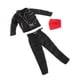 thumbnail image 1 of Conjunto De Chaqueta De Cuero PU Para Hombre 1:12 Con Pantalones, Cinturón, Bufanda, Disfraz Para Figuras De 6'', 1 of 5