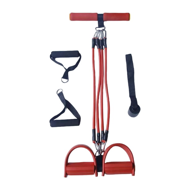 Banda de resistencia del Pedal, expansor de Pedal de cuerda de tensión con banda elástica, banda de entrenamiento de resistencia para músculos abdomin